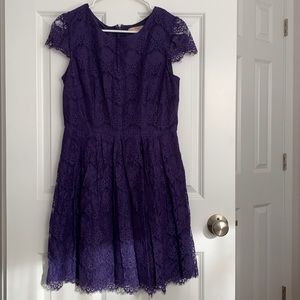 Forever 21 Navy Blue Lace Cocktail Dress